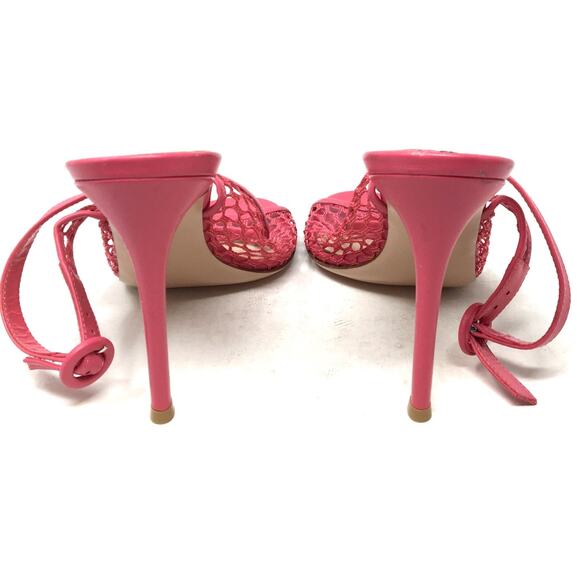 Gianvito Rossi Women's Size 39/9 Ruby Rose Mesh and Leather Slingback Pumps - Picture 6 of 7